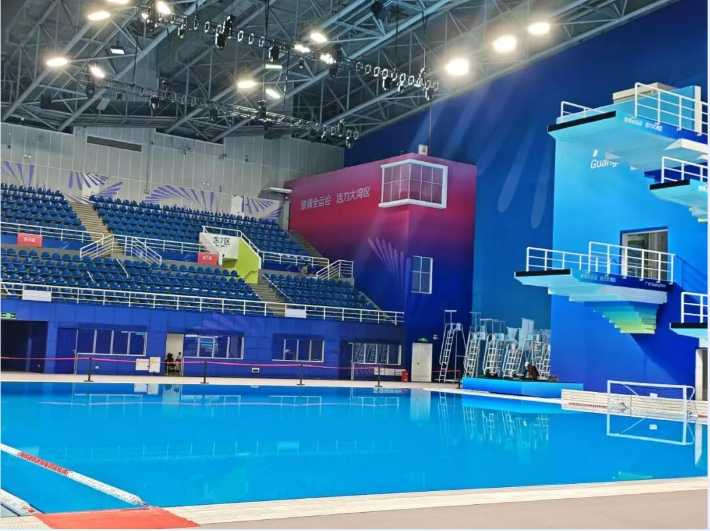 央視關注的泳池正迎盛事！十五運會水球賽事今日啟幕，戴思樂技術護航每一滴水花！